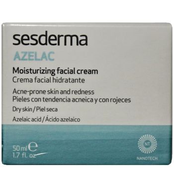 Зволожуючий крем при куперозі демодекс і розацеа Sesderma Laboratories Azelac Moisturizing Face Cream 50 мл