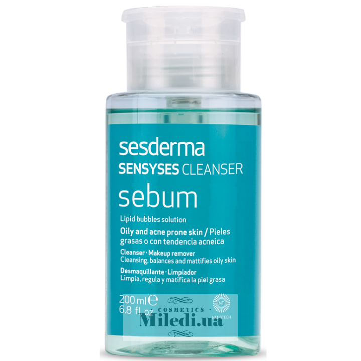 Лосьон Sesderma Laboratories Sensyses Cleanser Sebum для жирной кожи, 200 мл