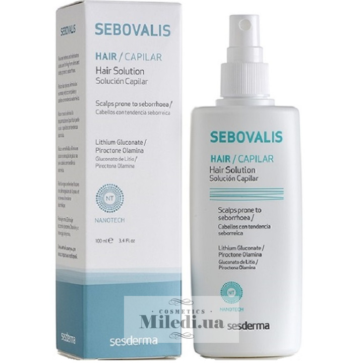 Лосьйон Sesderma Sebovalis від лупи і себореї Hair Solution, 100 мл