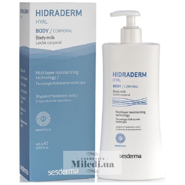 Молочко Sesderma Hidraderm для сухой чувствительной кожи, 400 мл