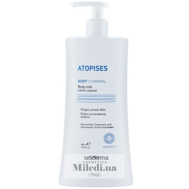 Липосомальное молочко Sesderma Atopises при атопическом дерматите, 400 мл