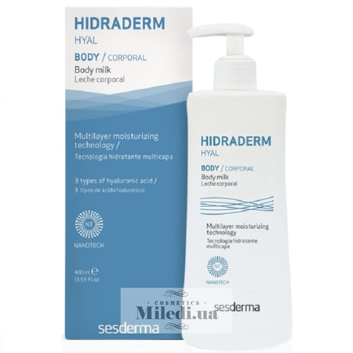 Молочко Sesderma Hidraderm для глубокого увлажнения сухой кожи, 400 мл