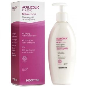 Очищающее молочко с 10% гликолевой кислотой Sesderma Laboratories Acglicolic Classic Cleansing Milk 200 мл