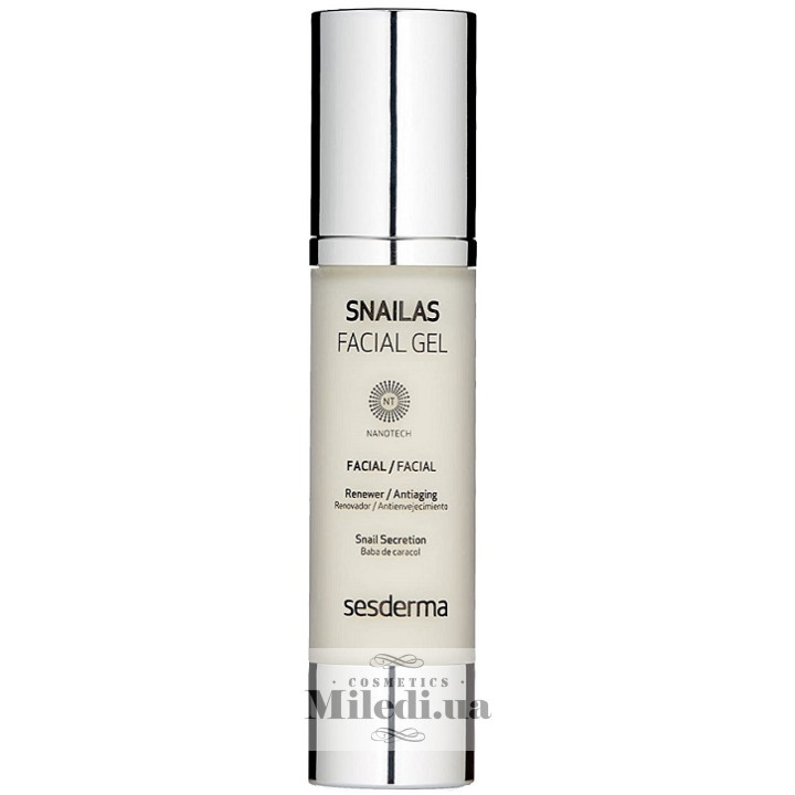 Гель Sesderma Laboratories Snailas Gel Facial на основі секрету равликів, 50 мл