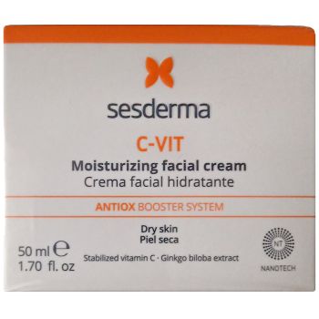 Зволожуючий крем з вітаміном С Sesderma Laboratories C-Vit Radiance Moisturizing Facial Cream 50 мл