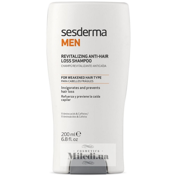 Шампунь Sesderma Men від випадіння волосся Anti-Hair Loss Shampoo, 200 мл