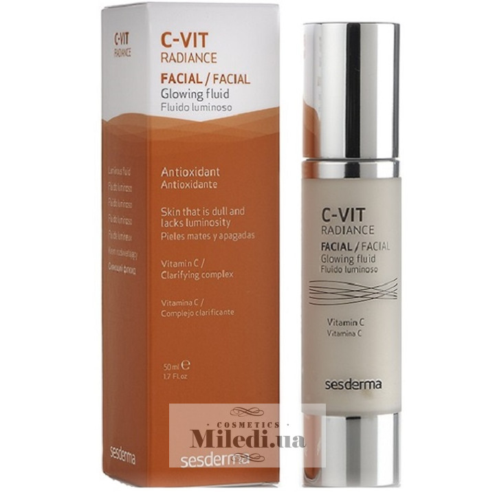 Флюїд Sesderma Laboratories C-Vit Radiance Facial Glowing Fluid, 50 мл