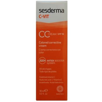СС Крем корректирующий тон кожи с витамином С Sesderma Laboratories C-Vit CC Cream SPF15 30 мл