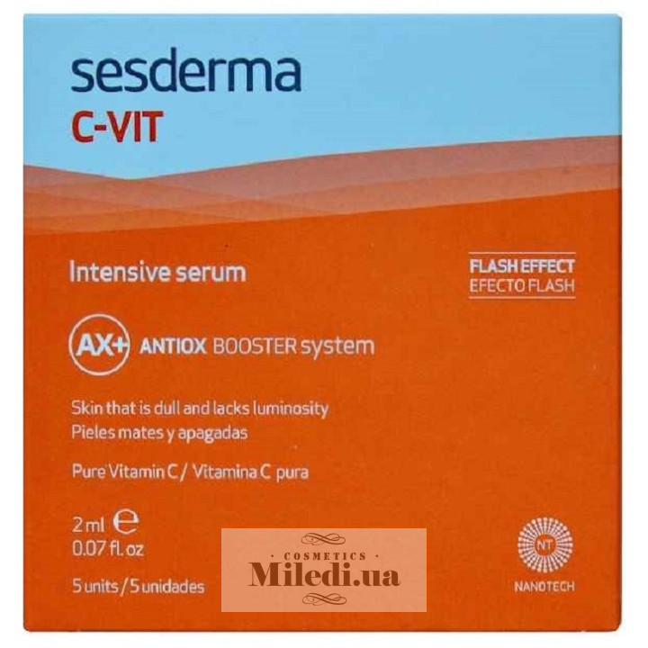 Сыворотка с витамином С Sesderma Laboratories C-Vit Facial Intensive Serum, 5х2ml
