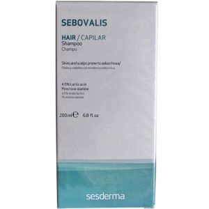 Терапевтичний шампунь проти себореї і лупи Sesderma Laboratories Sebovalis Hair Shampoo 200 мл