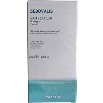 Терапевтичний шампунь проти себореї і лупи Sesderma Laboratories Sebovalis Hair Shampoo 200 мл