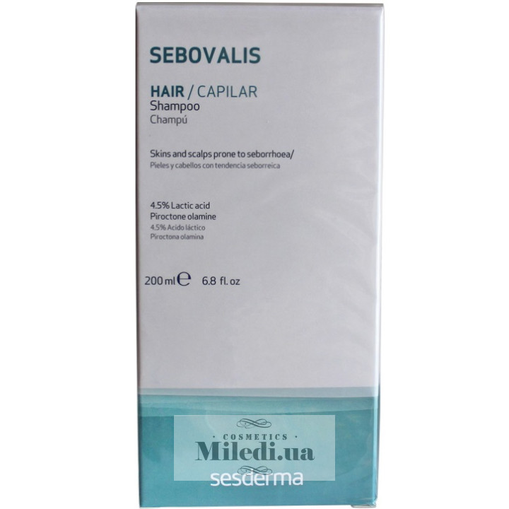 Шампунь Sesderma Sebovalis терапевтичний проти себореї, 200 мл