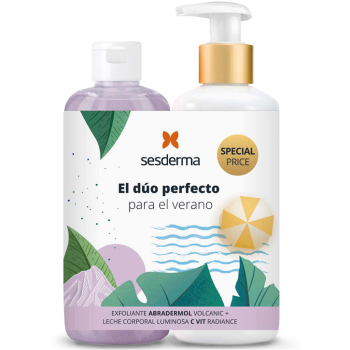 Увлажняющий набор для шелковистой кожи Sesderma Laboratories C-VIT Молочко + крем для микродермабразии (250ml + 250ml)