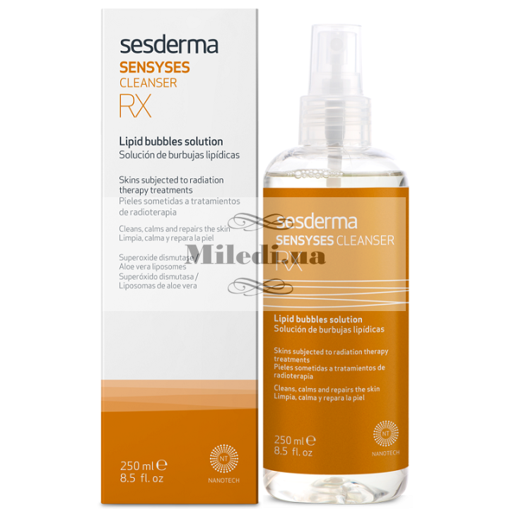 Очищающий липосомальный лосьон для поврежденной кожи лица - Sesderma Laboratories Sensyses Cleanser RX Lipid Bubles Solution, 250мл