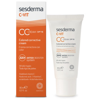 СС Крем корректирующий тон кожи с витамином С Sesderma Laboratories C-Vit CC Cream SPF15 30 мл