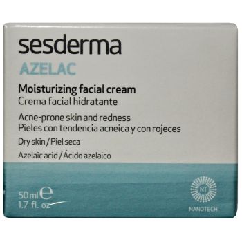 Увлажняющий крем при куперозе демодексе и розацеа Sesderma Laboratories Azelac Moisturizing Face Cream 50 мл