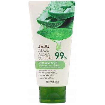 Заспокійливий гель для обличчя і тіла з алое The Face Shop Jeju Aloe Fresh Soothing Gel 300 мл
