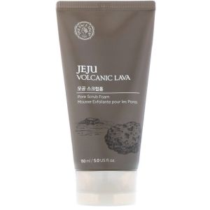 Пінка-скраб з екстрактом вулканічної лави The Face Shop Jeju Volcanic Lava Pore Scrub Foam 150 мл