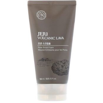 Пінка-скраб з екстрактом вулканічної лави The Face Shop Jeju Volcanic Lava Pore Scrub Foam 150 мл