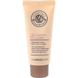 Тональний ББ крем без масел для жирної шкіри Thefaceshop Clean Face Oil-Free BB Cream 35 мл