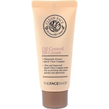 Тональний ББ крем без масел для жирної шкіри Thefaceshop Clean Face Oil-Free BB Cream 35 мл
