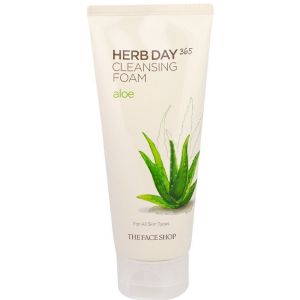 Пінка для вмивання Алое The Face Shop Herb Day 365 Cleansing Foam Aloe 170 мл