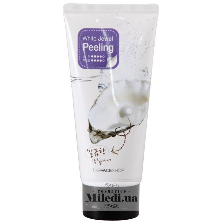 Пілінг-скраб для обличчя The Face Shop «Біла перлина», 120 мл