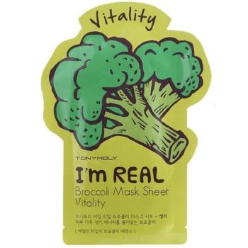 Тканевая маска Броколли Tony Moly I'm Real Broccoli Mask Sheet Vitality (шт)