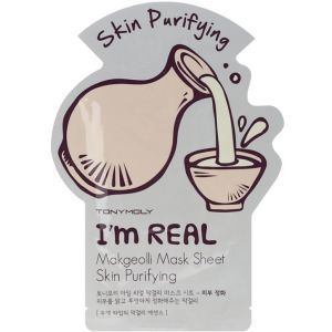Тканевая маска Макколи Tony Moly I'm Real Makgeolli Mask Sheet Skin Purifying (шт)
