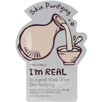 Тканевая маска Макколи Tony Moly I'm Real Makgeolli Mask Sheet Skin Purifying (шт)