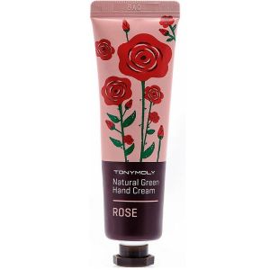 Крем для рук с экстрактом розы Tony Moly Natural Green Hand Cream Rose 30 мл