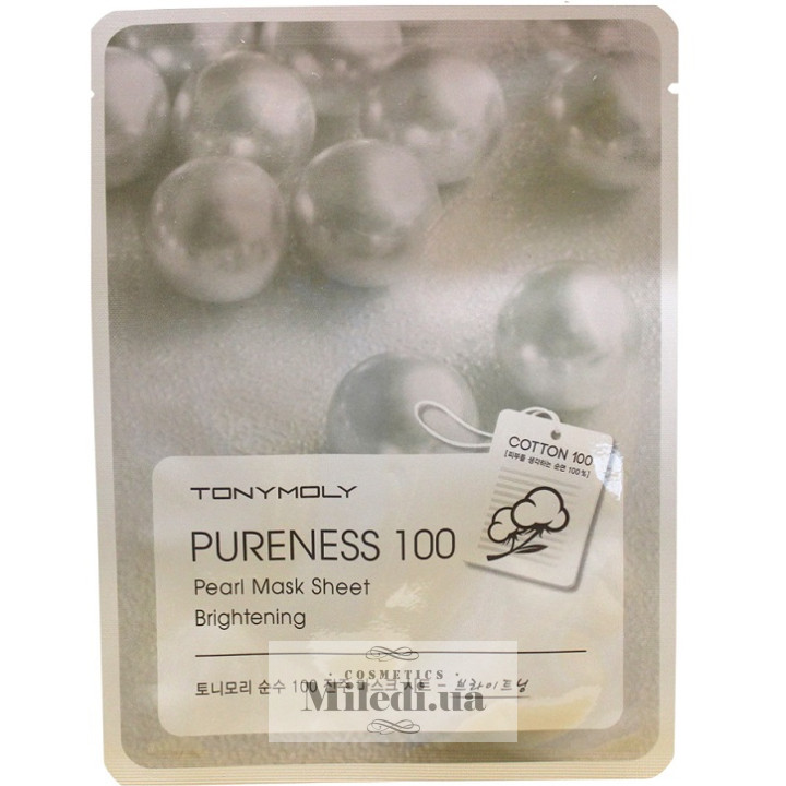 Маска с экстрактом жемчуга Tony Moly Pureness 100 Pearl Mask, шт