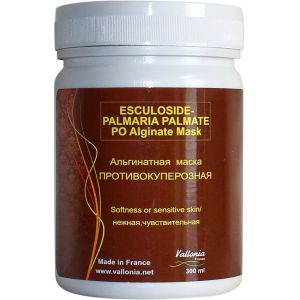 Альгинатная маска с эскулином Противокуперозная Vallonia Esculoside Palmaria Palmate Peel off Alginate Mask 120 г